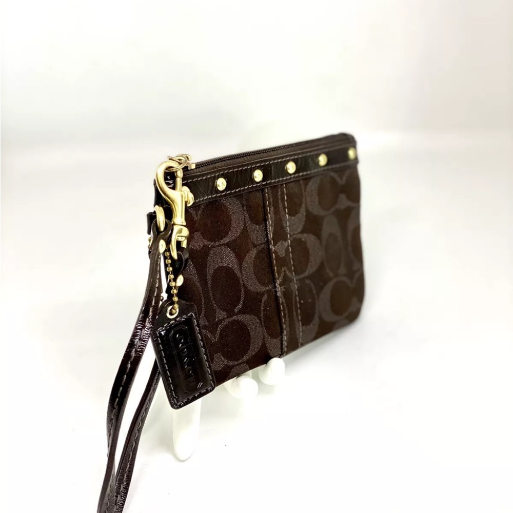 COACH SIGNATURE STUDDED WRISTLET #42097 - Picture 7 of 11